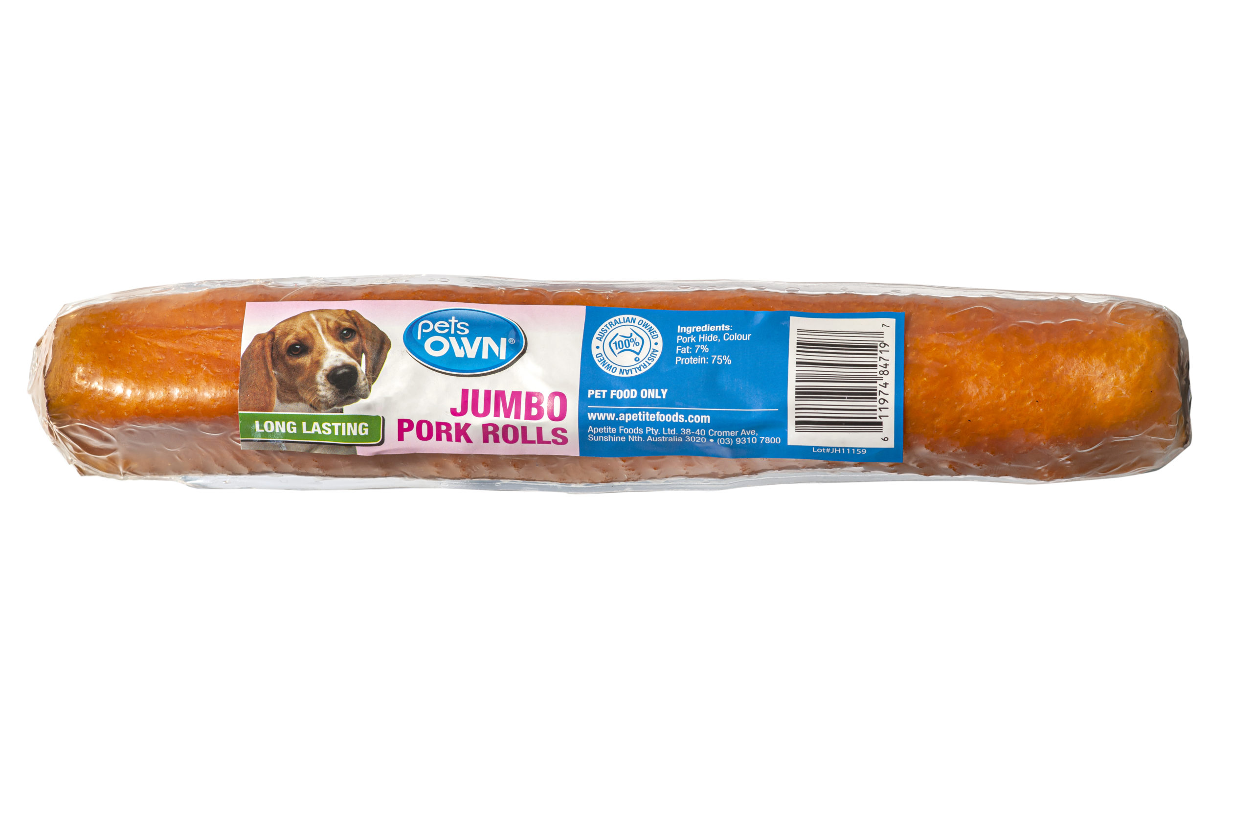 Pets Own Jumbo Pork Roll